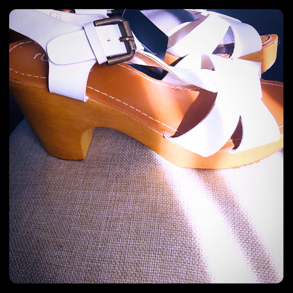 Wooden sandals